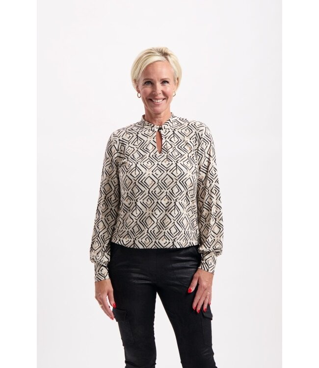 HELENA HART Helena Hart 7470 top just print Gio sand