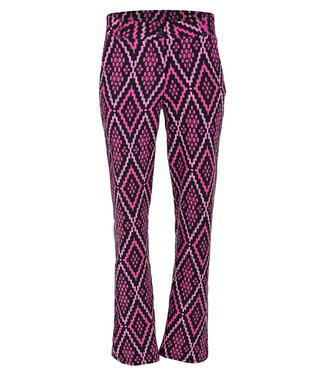 ZIZO Zizo Joya broek Ikat Magenta WI23.JOY.006