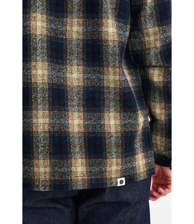 ANERKJENDT Anerkjendt Aklion thick check overshirt 3094 dark navy style 900841