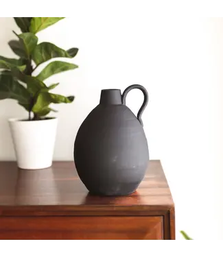 Oito Atelier Pescara Zwart Vaas