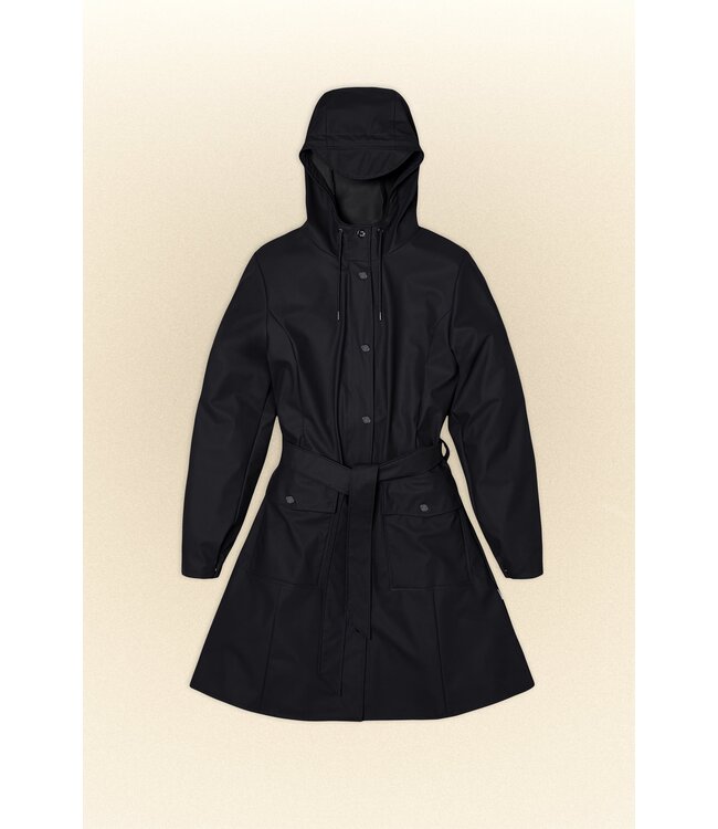 RAINS Rains 18130 curve jacket black