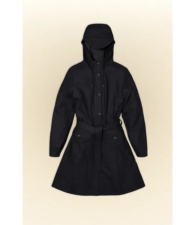 RAINS Rains 18130 curve w jacket w3 black