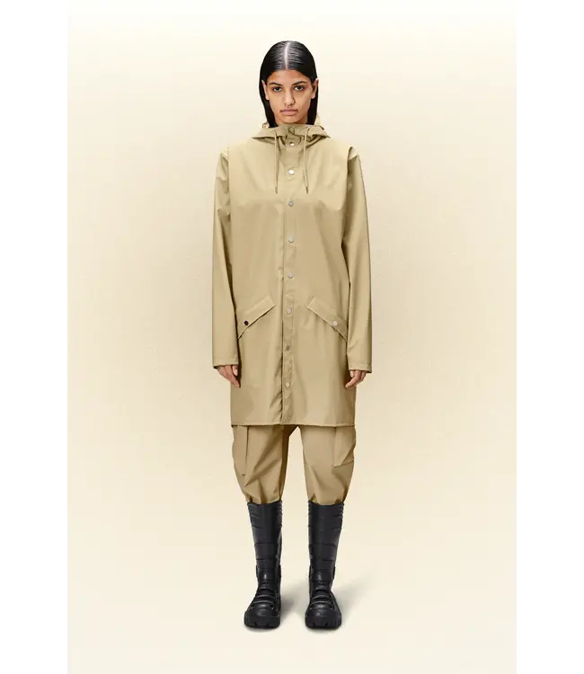 RAINS Rains  long jacket Sand 556140