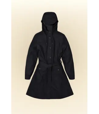 RAINS rains 1824 belt jacket black