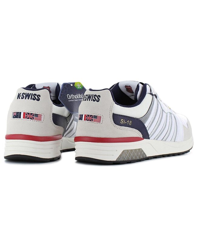 K swiss Mens 08533-143-M Vntg Wht/Navy/Smba