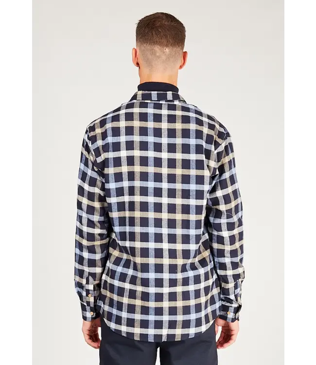KRONSTADT Kronstadt Check Gr40 Shirt KS3322 Navy