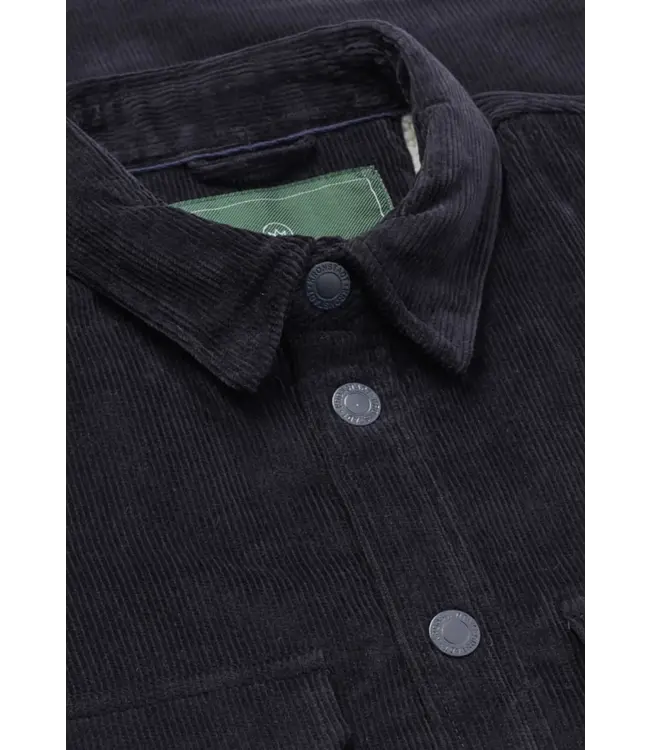 KRONSTADT Kronstadt Ramon Teddy Overshirt KS4180 Navy/White