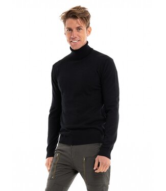 GABBA Gabba gormely roll neck knit black P010033