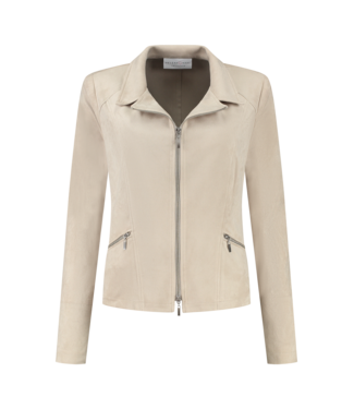 HELENA HART Helena Hart Zipper Suedine 7525 Greige