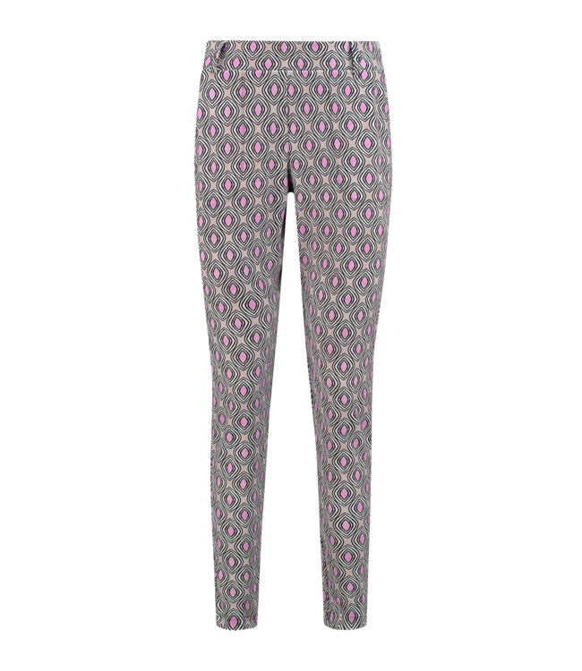 HELENA HART Helena Hart Broek Chino Print Disc 7510 DISC Pink