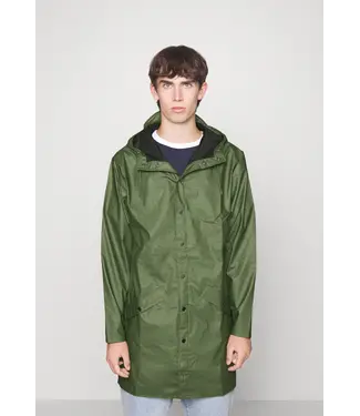 RAINS Rains 12020 Long Jacket Evergreen