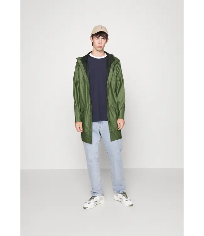 RAINS Rains 12020 Long Jacket Evergreen