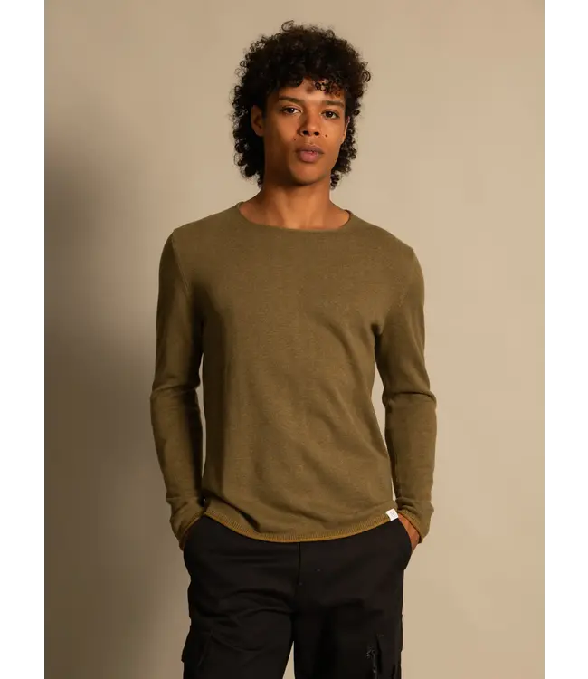 NOWADAYS nowadays NAH0207D2 761 dark olive  sweater