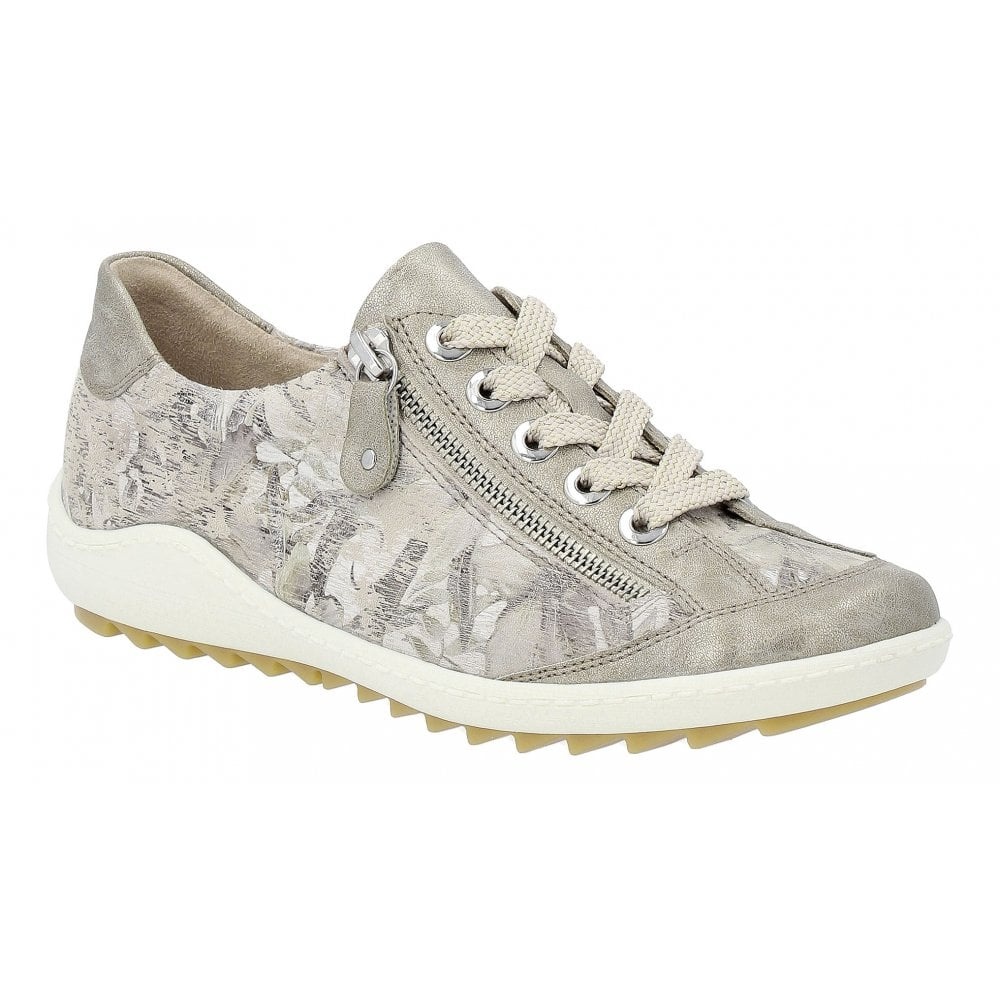 Remonte Sneaker R1402 62 Beige Combi 3159 De Ridder schoenen