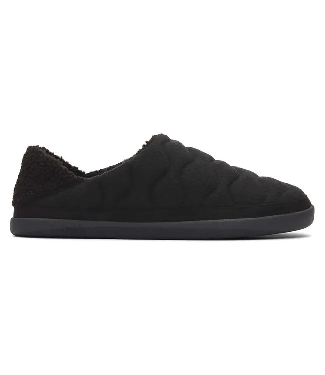 TOMS Toms Ezra 10020151 Black Quilted Felt 4008