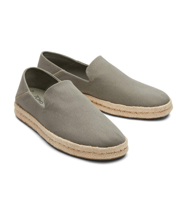 TOMS Toms Santiago 10020071 Vetiver Grey Canvas
