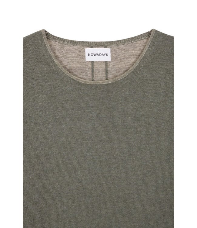 NOWADAYS Nowdays sweater plated knit NAI0208D2 764  Vineyard green