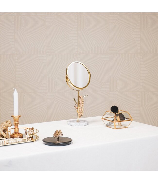 HOUSE VITAMIN Housevitamin HV Sieradenspiegel  Goud 17,5x12x37cm