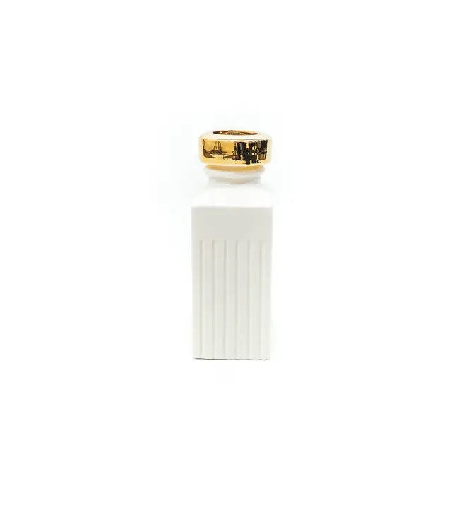 HOUSE VITAMIN HV Home De Cologne Vaas 202975 Goud/Wit