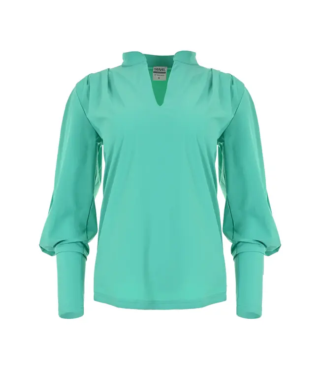 MAICAZZ Maicazz  Travel Blouse Dieke SP24.T60.710 Dusty Aqua