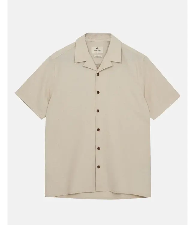 ANERKJENDT Anerkjendt Akleo S/S Cot/Linen Shirt 901526 Brown Rice