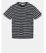 ANERKJENDT Anerkjendt Akkikki S/S Stripe Tee Gots 901540 Dark Navy