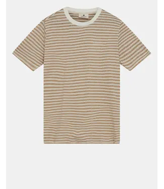 ANERKJENDT Anerkjendt Akrod S/S Cot/Linen Stripe Tee 901538 Incense