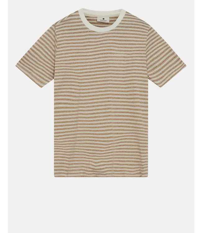 ANERKJENDT Anerkjendt Akrod S/S Cot/Linen Stripe Tee 901538 Incense