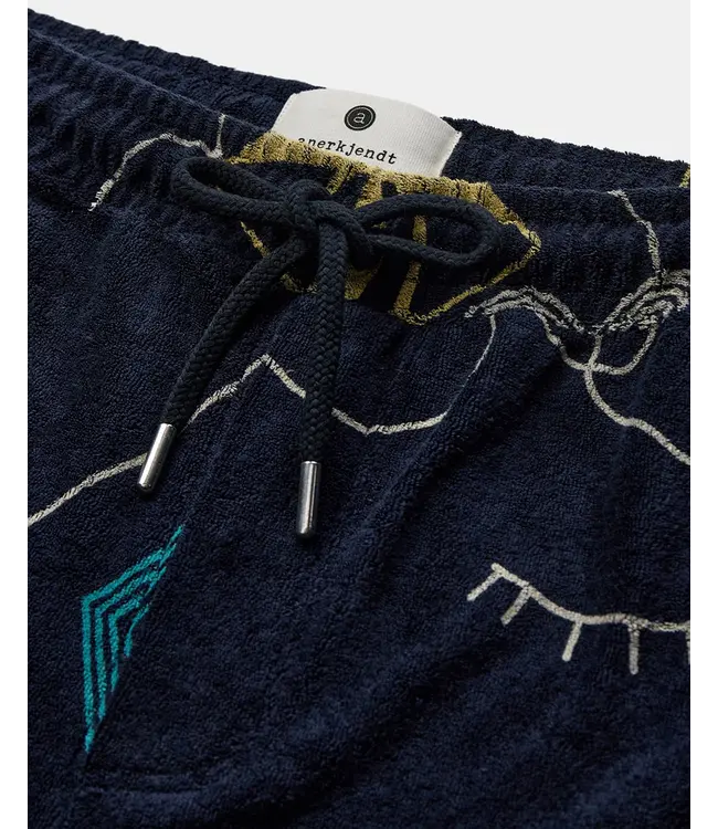 ANERKJENDT Anerkjendt AKLT Jan Frotte AOP Shorts 901599 Sky Captain