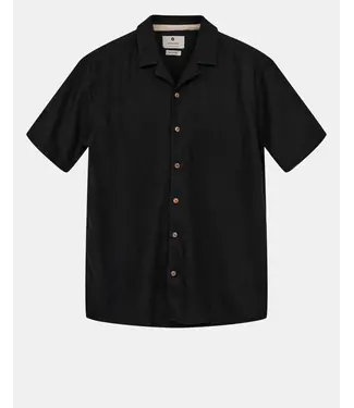 ANERKJENDT Anerkjendt Akleo S/S Cot/Linen Shirt 901526 Caviar