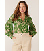 JANSEN AMSTERDAM Jansen Amsterdam printed long sleeve blouse Ocean wl770 Multi Green