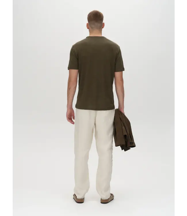 GABBA Gabba Duke Linen SS Tee 2220220004 Forest Night