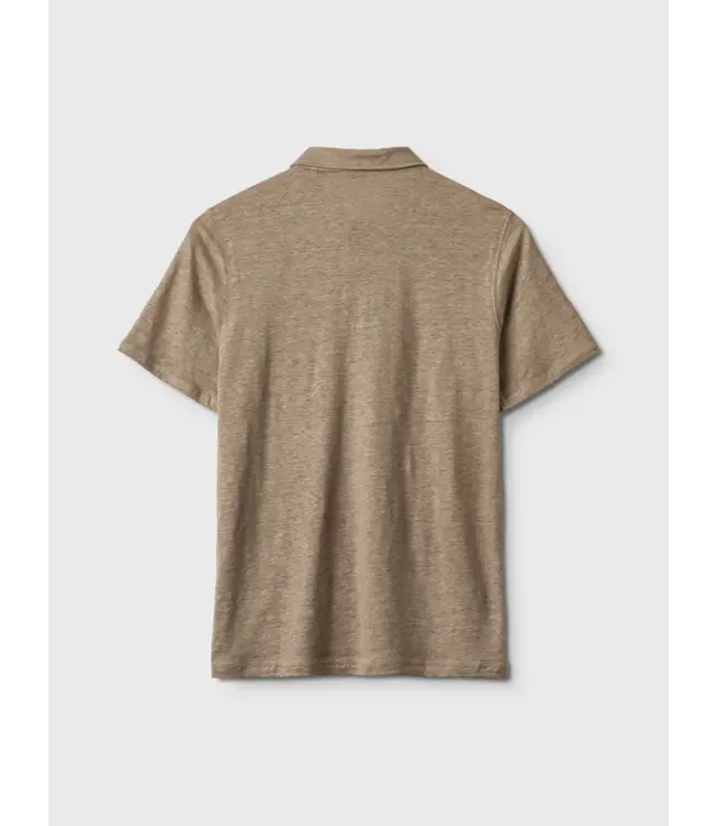 GABBA Gabba Duke Linen polo SS 10806 Coriander