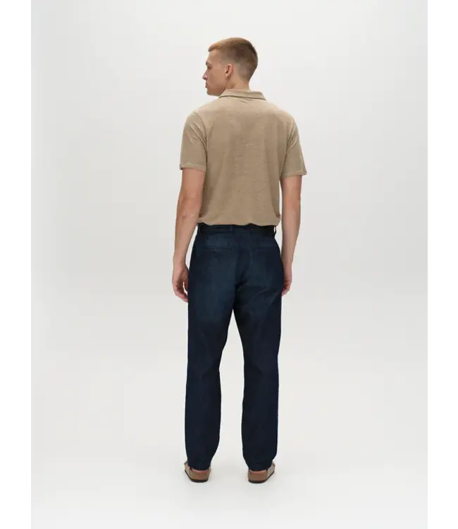 GABBA Gabba Duke Linen polo SS 10806 Coriander