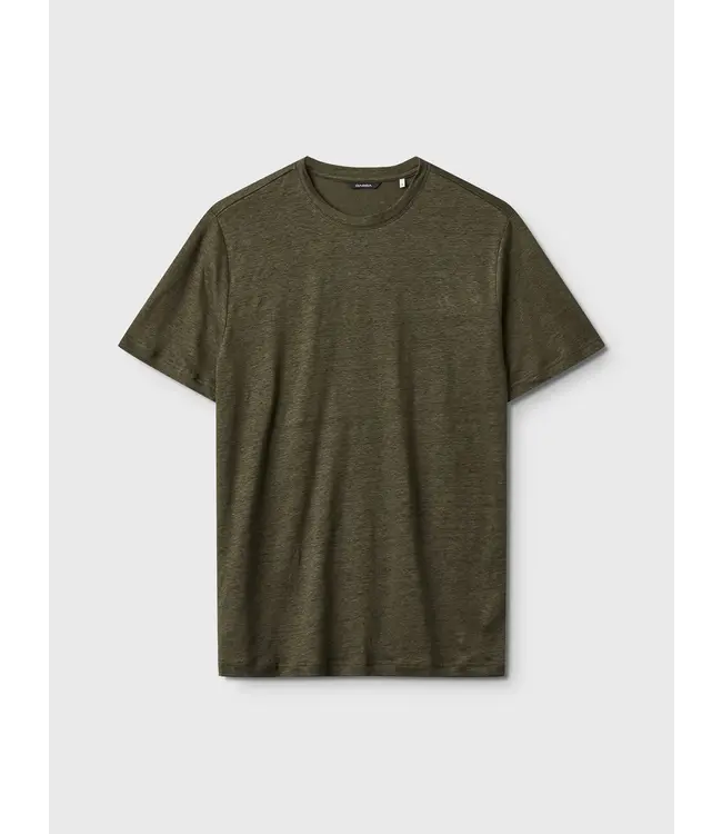 GABBA Gabba Duke Linen SS Tee 2220220004 Forest Night