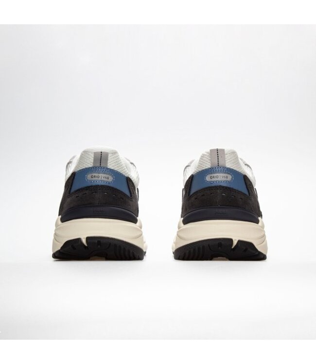 HUB Hub Footwear grid S48 white navy M6702S48