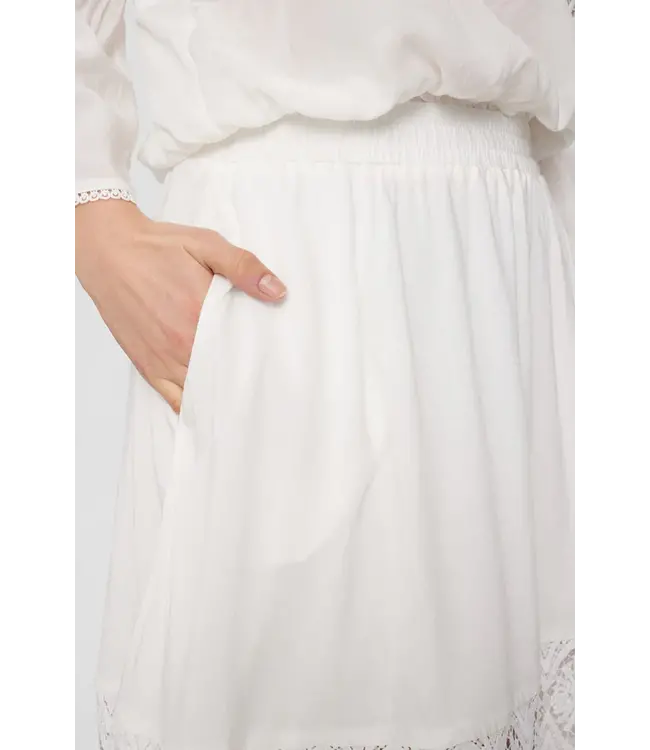 Nümph Numph Nugaia Skirt 704316 Bright White