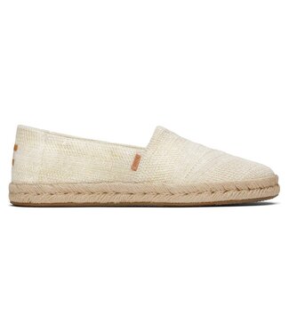 TOMS Toms Alpargata 10020693 Nat. Metallic Linen Stripe 3192