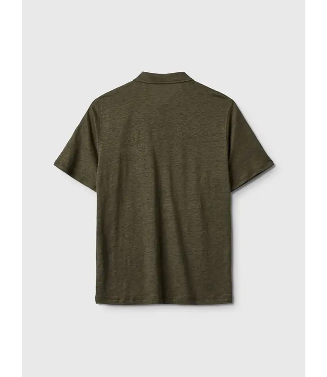 GABBA GABBA Duke Linen Polo 10806 Forest Night