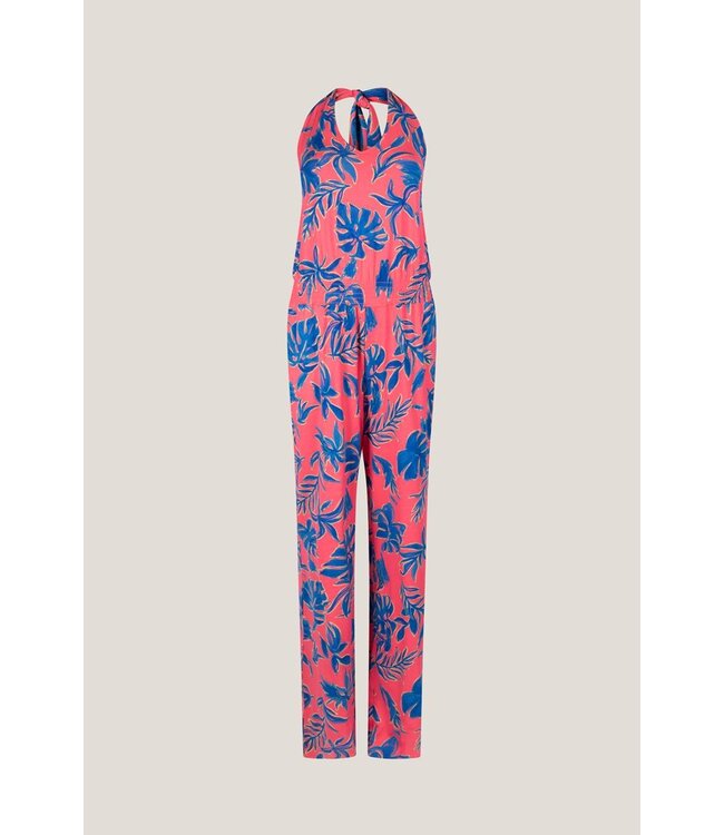 JANSEN AMSTERDAM Jansen Amsterdam Fidela vbl452 jersey printen jumpsuit pink/blue