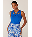 JANSEN AMSTERDAM Jansen Amsterdam Fenya v370 jersey solid sleeveless singlet Blue