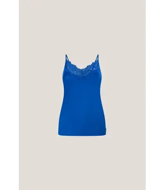JANSEN AMSTERDAM Jansen Amsterdam Fleury v306 Jersey Solid Spaghetti Singlet Blue