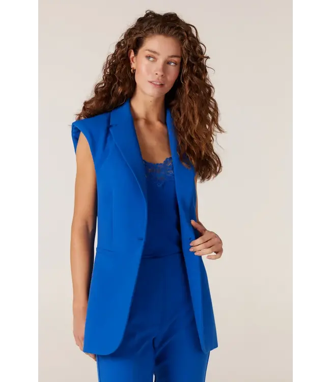 JANSEN AMSTERDAM Jansen Amsterdam Fleury v306 Jersey Solid Spaghetti Singlet Blue