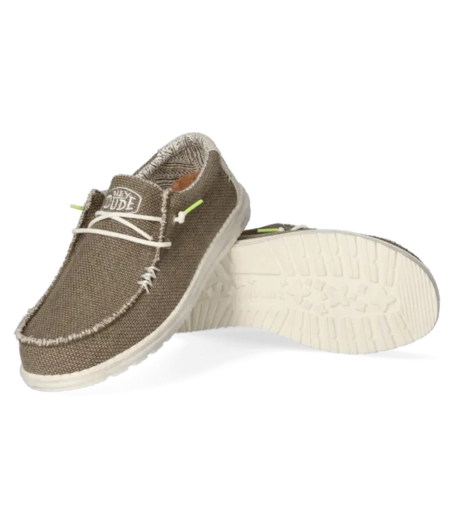 HEY DUDE Hey Dude 40003-2BS Wally Braided Fossil