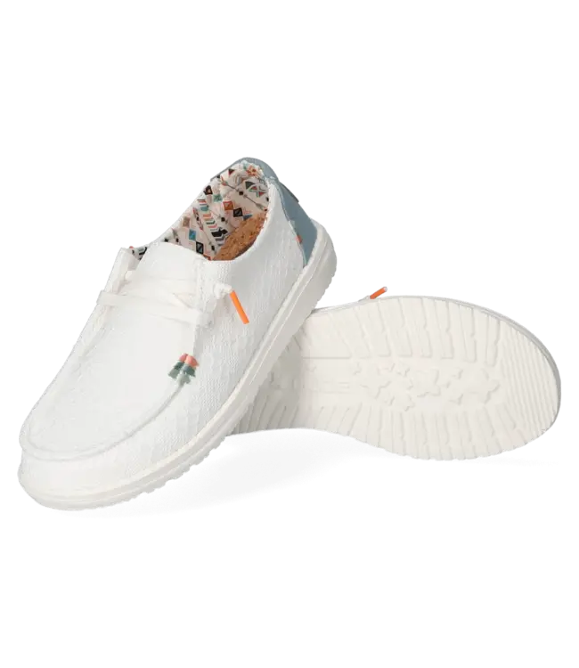 HEY DUDE Hey Dude 40054-1KF wendy boho white crochet