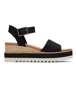 TOMS Toms Diana Black Heavy Canvas 10017856 3181