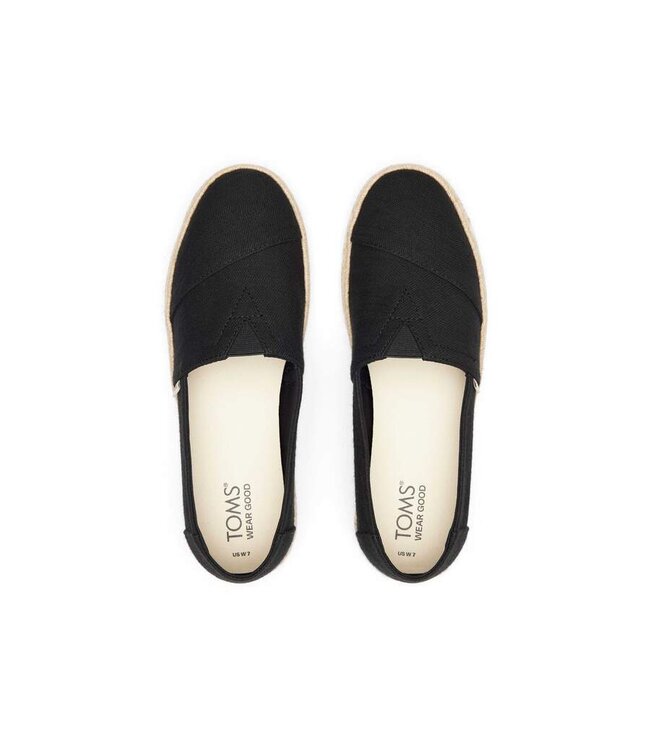 TOMS Toms 10020687 Alpargata Slubby Black 3188