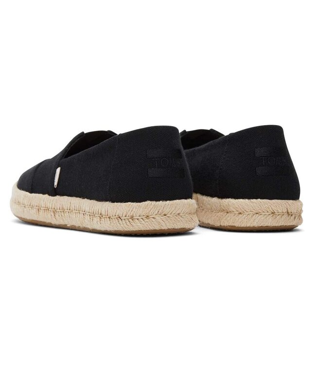 TOMS Toms 10020687 Alpargata Slubby Black 3188