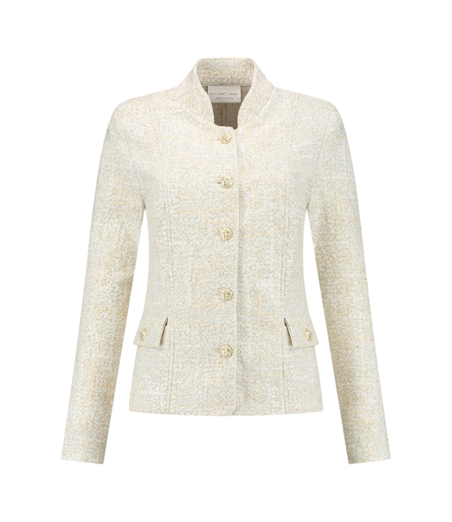 HELENA HART Helena Hart Blazer Gigi Lux Kort 7537 Naturel
