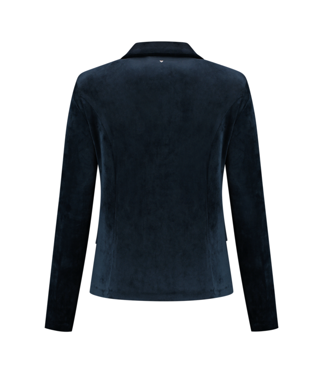HELENA HART Helena Hart Blazer Velour Kort 7446 Marine